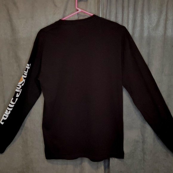 Tupac Poetic Justice Hip Hop Men's Long Sleeve Black T-Shirt Crew Neck Medium M - Picture 6 of 6